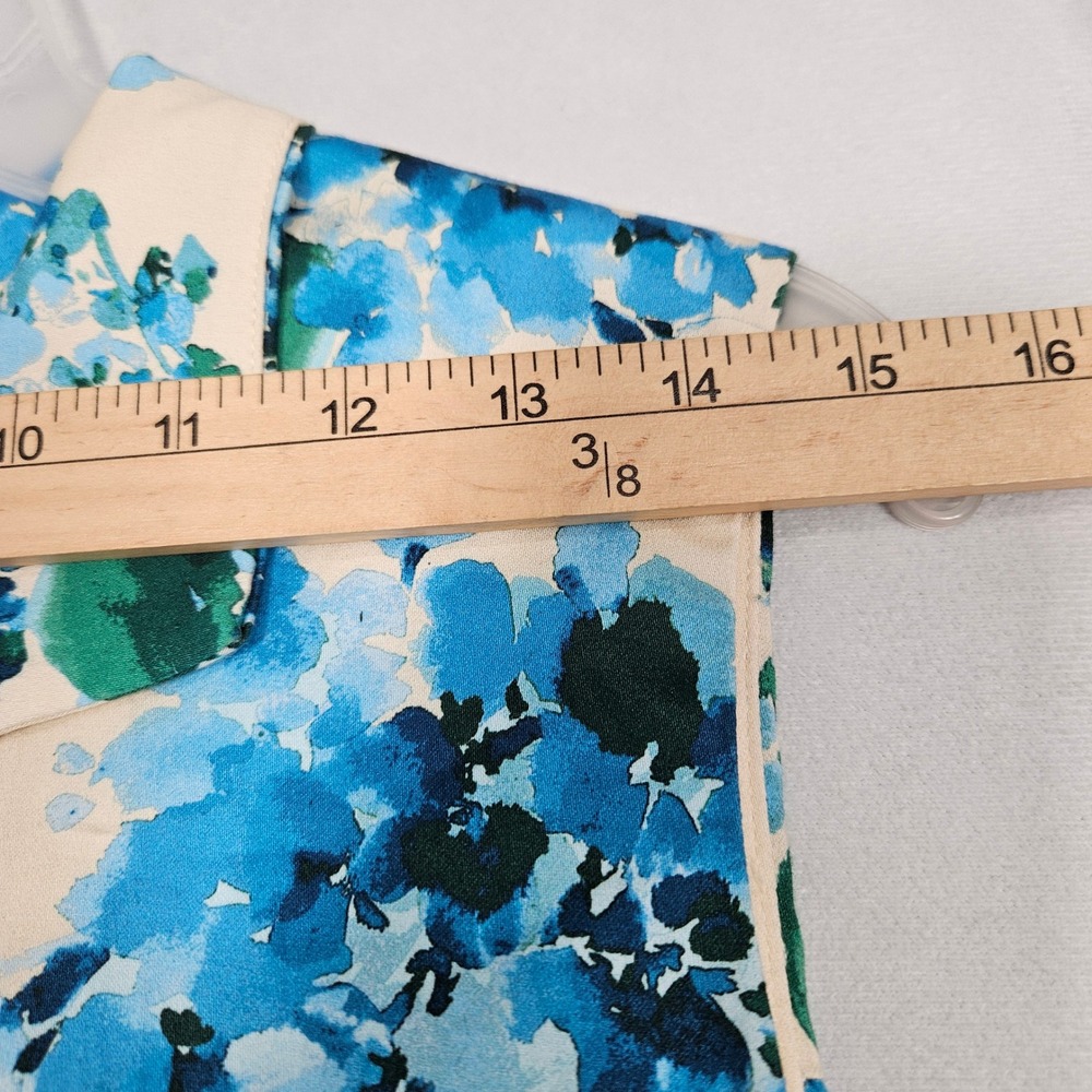 Tuckernuck Shift Dress XL Water's Edge Hydrangea Charlie Sleeveless Coastal Boho - Picture 4 of 16